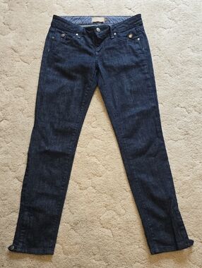 PRPS Blue Denim Jeans with Navy Patterned Waistband